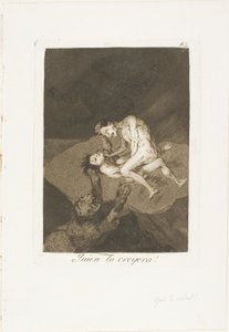 Kuka olisi ajatellut sitä!, levy 62 Los Caprichosista tekijältä Francisco Jose de Goya y Lucientes