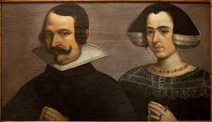 Nuoren parin muotokuva rukoilemassa. Francisco Pachecon (1564-1644) maalaus, noin 1630. Kuvataidemuseo Sevillassa, Espanjassa.