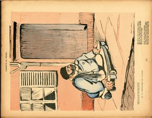 The Butter Plate, numero 47, Satiirinen väreissä tekijältä Francisco Sancha y Lengo