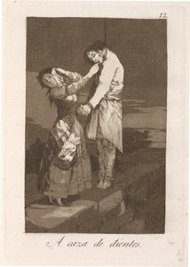 A caza de dientes (Hampaiden metsästys) tekijältä Francisco de Goya