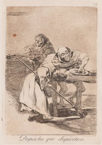 Ole nopea, he heräävät, myöhään 18. päivä - 19. päivän alussa vuosisadan (tulostus) tekijältä Francisco de Goya