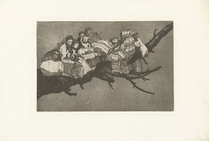 naurettavaa hulluutta Erilaista naurettavaa Los Disparates (The Follies) (sarjan nimi) Los Proverbios (Sananlaskut) (sarjan nimi) tekijältä Francisco de Goya