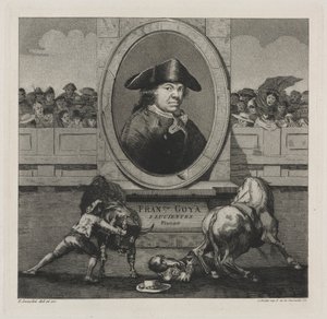 Härkätaistelut: Etukappale tekijältä Francisco de Goya