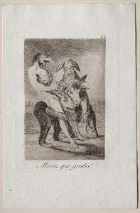 Caprices: Katso kuinka juhlallisia he ovat!. tekijältä Francisco de Goya