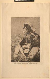 Caprices: Ei ehkä oppilas tiedä enemmän. tekijältä Francisco de Goya