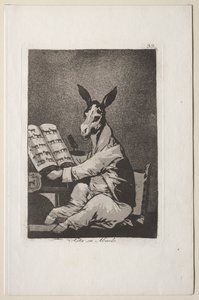 Caprichos: Ja niin oli hänen isoisänsä.. tekijältä Francisco de Goya