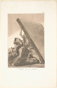Caprichos: Ja silti he eivät mene!. tekijältä Francisco de Goya