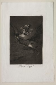 Caprichos: Hyvää matkaa!. tekijältä Francisco de Goya