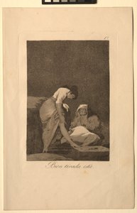 Caprichos: Se on kauniisti venytetty. tekijältä Francisco de Goya