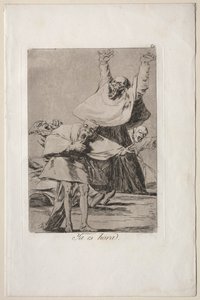 Caprichos: On aika. tekijältä Francisco de Goya