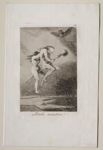Caprichos: Kaunis opettaja!. tekijältä Francisco de Goya