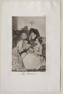 Caprichos: The Filiation. tekijältä Francisco de Goya