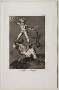 Caprichos: Nousta ja pudota tekijältä Francisco de Goya