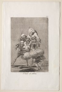 Caprichos: Mitä toinen tekee toiselle. tekijältä Francisco de Goya