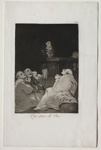 Caprichos: Mikä kultanokka! tekijältä Francisco de Goya