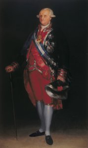 Kaarle IV Guardias de Corpsin everstin univormussa, 1800 tekijältä Francisco de Goya