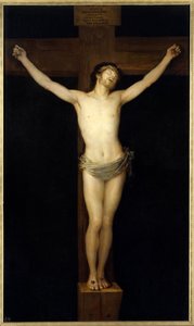 Francisco de Goyan (1746-1828) maalaus Kristus ristiinnaulittaa 1800-luvun aurinko. 2,55 x 1,54 m Madrid. Musee Du Prado - Ristiinnaulittu Kristus. Francisco de Goya y Lucientes (1746-1828) tekijältä Francisco de Goya