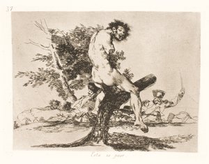 Tämä on pahempaa (37) tekijältä Francisco de Goya