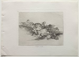 Sodan katastrofit: se aina tapahtuu, 1810-1820. tekijältä Francisco de Goya