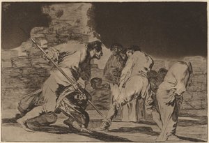 Erilainen furioso (Furious Folly) tekijältä Francisco de Goya