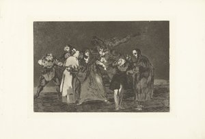 Kolminkertainen typeryys Erilainen kolminkertainen Los Disparates (The Follies) (sarjan nimi) Los Proverbios (Sananlaskut) (sarjan nimi) tekijältä Francisco de Goya