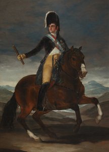 Espanjan kuninkaan Ferdinand VII:n ratsastusmuotokuva tekijältä Francisco de Goya
