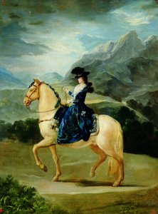 Maria Teresa de Vallabrigan ratsastajamuotokuva