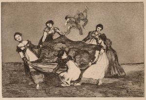 Feminine Folly (Disparate femenino), sarjasta Los Disparates tekijältä Francisco de Goya