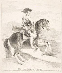 Philip IV, Espanjan kuningas, hevosen selässä tekijältä Francisco de Goya