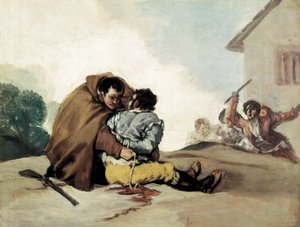 Pastari Peter sitoo Maragaton köydellä, Francisco de Goyan maalaus tekijältä Francisco de Goya