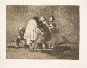 Hän kuoli ilman, että kukaan olisi voinut auttaa häntä (53) tekijältä Francisco de Goya