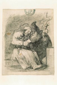 Hän auttaa häntä kuolemaan hyvin tekijältä Francisco de Goya