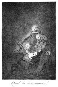Kuinka he nyppivät hänet!, 1799 tekijältä Francisco de Goya