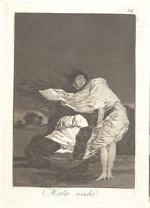 Yön pimeydessä tekijältä Francisco de Goya