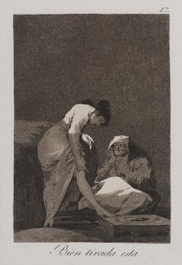 Se on mukavasti venytetty tekijältä Francisco de Goya