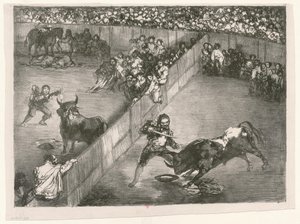 [Les Taureaux de Bordeaux: Paikkojen jako] tekijältä Francisco de Goya