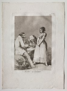 Ochenta Caprichos: On parempi olla laiska, 1793-1798. tekijältä Francisco de Goya