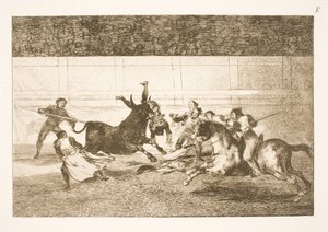 Pepe Illon kuolema (2. sävellys) tekijältä Francisco de Goya