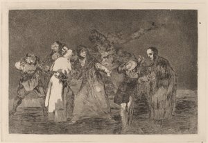 Ne parantavat puukot, mutta eivät huonoja sanoja (haavat paranevat nopeammin kuin hätäiset sanat) tekijältä Francisco de Goya