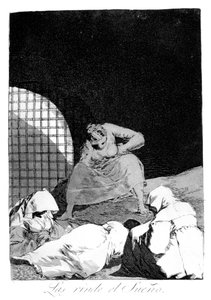 Uni voittaa ne, 1799 tekijältä Francisco de Goya