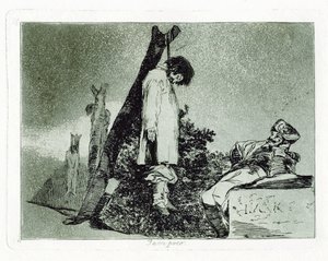 Ei eikä tämäkään. Levy 36 julkaisusta The Disasters of War tekijältä Francisco de Goya