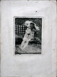 Rikollisen säilöönotto ei vaadi kidutusta, c. 1810 tekijältä Francisco de Goya