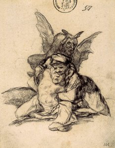Paholainen kokoaa heidät tekijältä Francisco de Goya