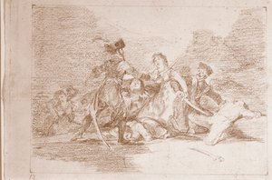 The Disasters of War : On jo liian myöhäistä (valmistelupiirros tekijältä Francisco de Goya