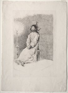Garroted Mies tekijältä Francisco de Goya