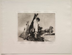 Sodan kauhut: Ei myöskään tässä tapauksessa. tekijältä Francisco de Goya