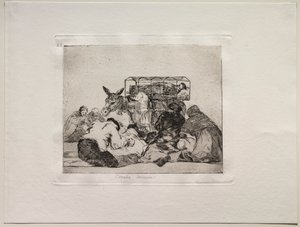 Sodan kauhut: Outoa omistautumista! tekijältä Francisco de Goya