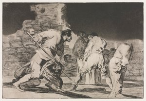 Sananlaskut: Raivon hulluus, 1864. tekijältä Francisco de Goya