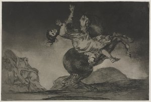 Sananlaskut: Hevosen sieppaaja, 1864. tekijältä Francisco de Goya