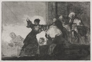 Sananlaskut: Kaksi päätä on parempi kuin yksi tai huono hulluus tekijältä Francisco de Goya